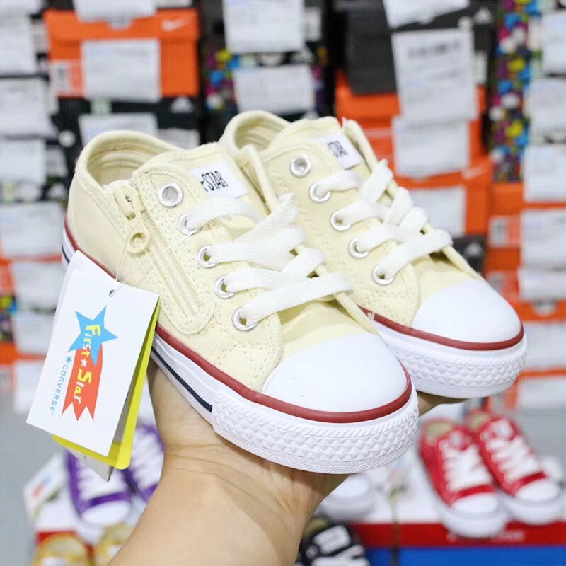 Classic Converse zipper low-top children canvas shoes children_s shoes 22-35-85068b91